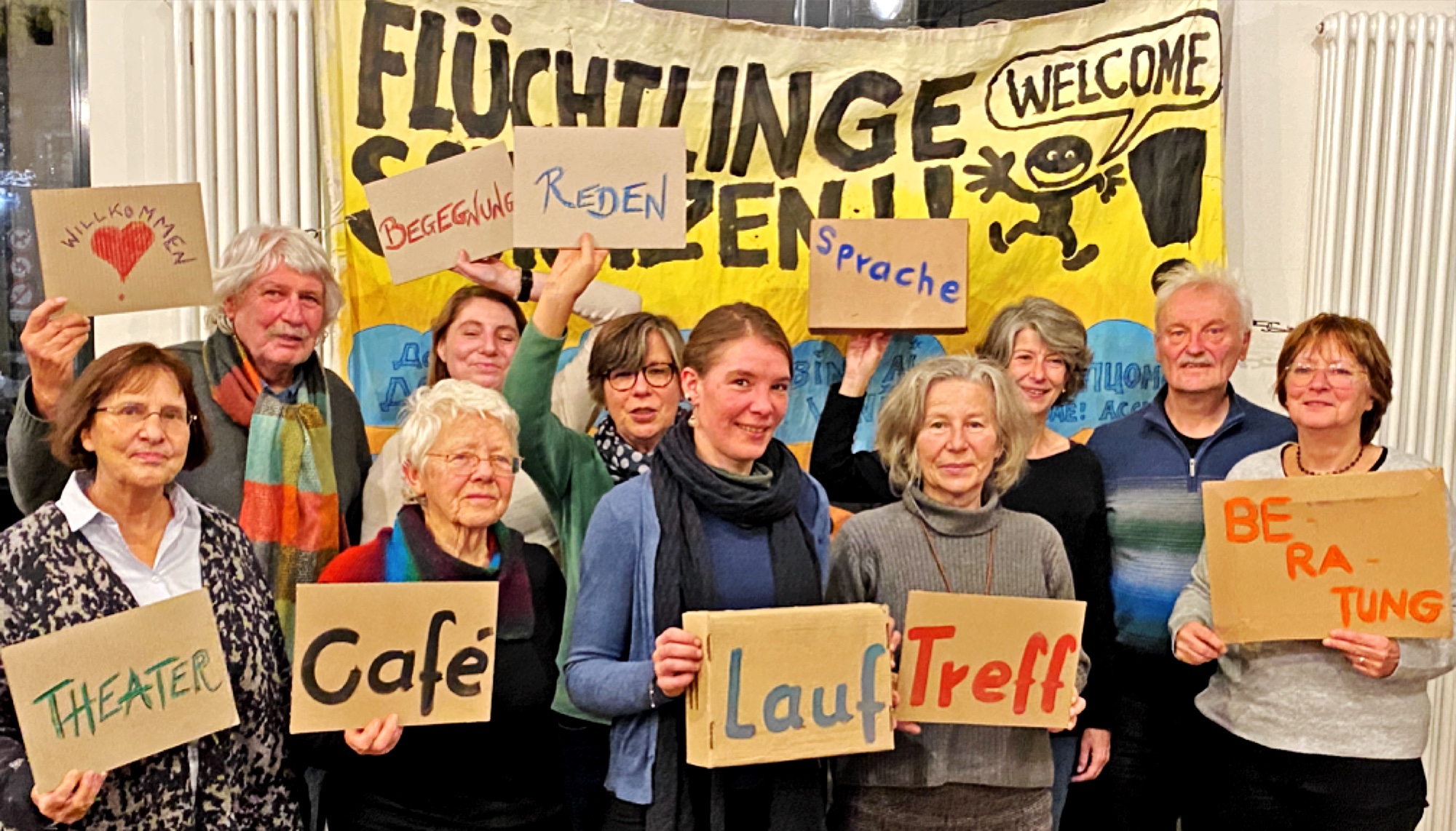 Flüchtlingsrat Krefeld Gruppenfoto