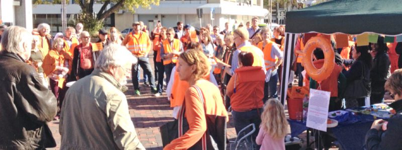 Seebrücke Demo Theaterplatz Krefeld