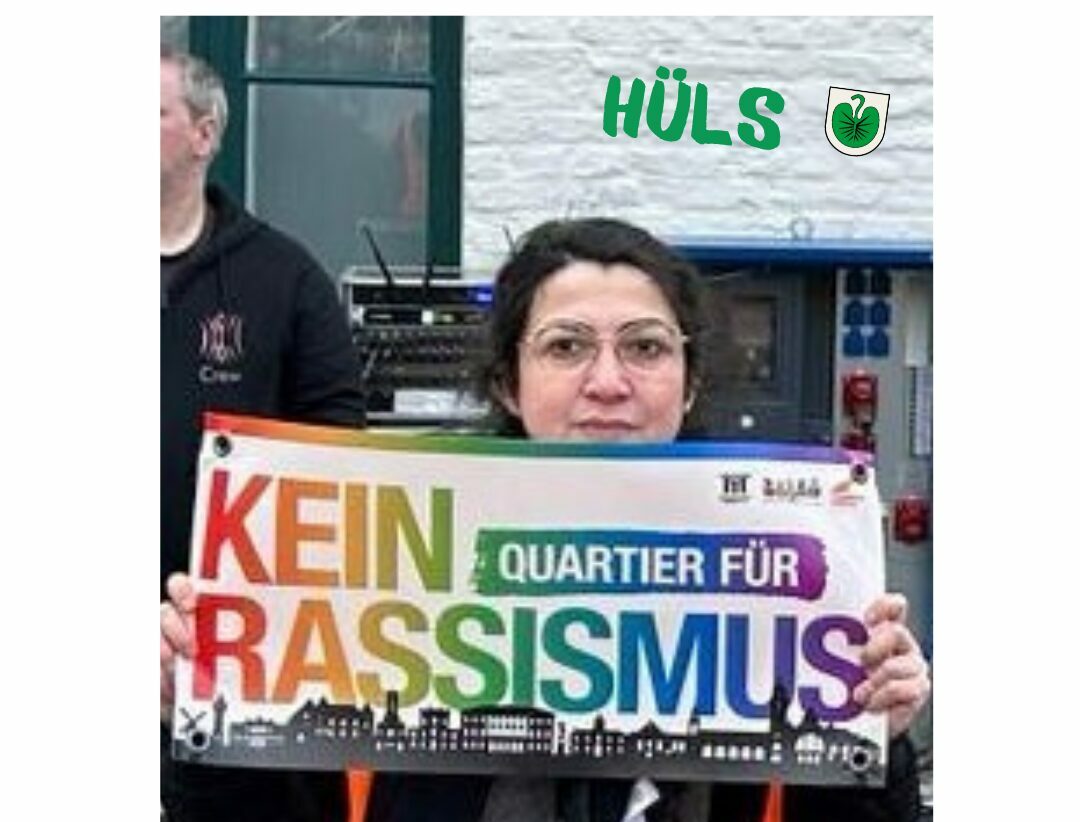 Demo in KR- Hüls gegen AFD und Rechtsextremismus
